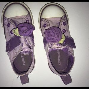 toddler purple converse velcro